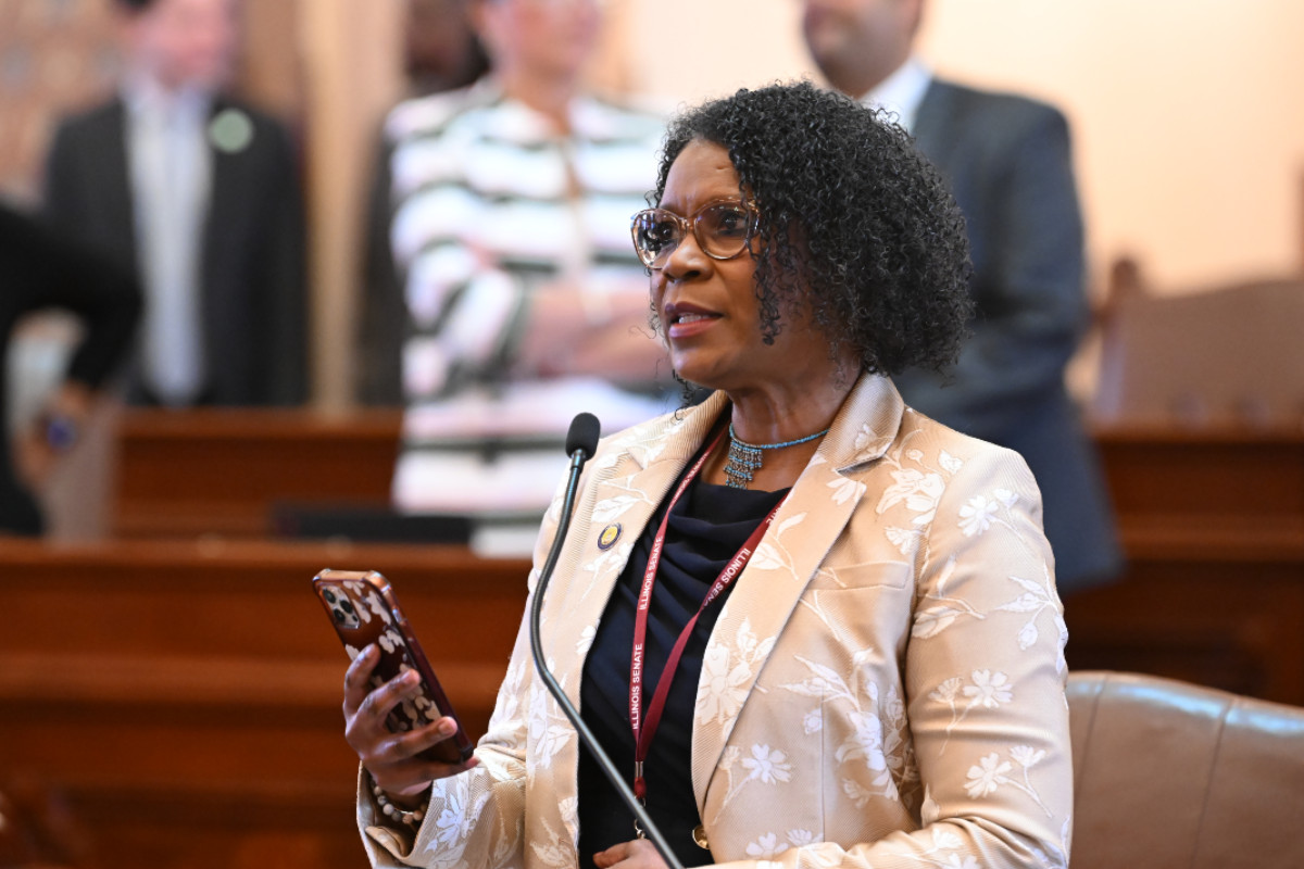 Senator Johnson addresses the Senate