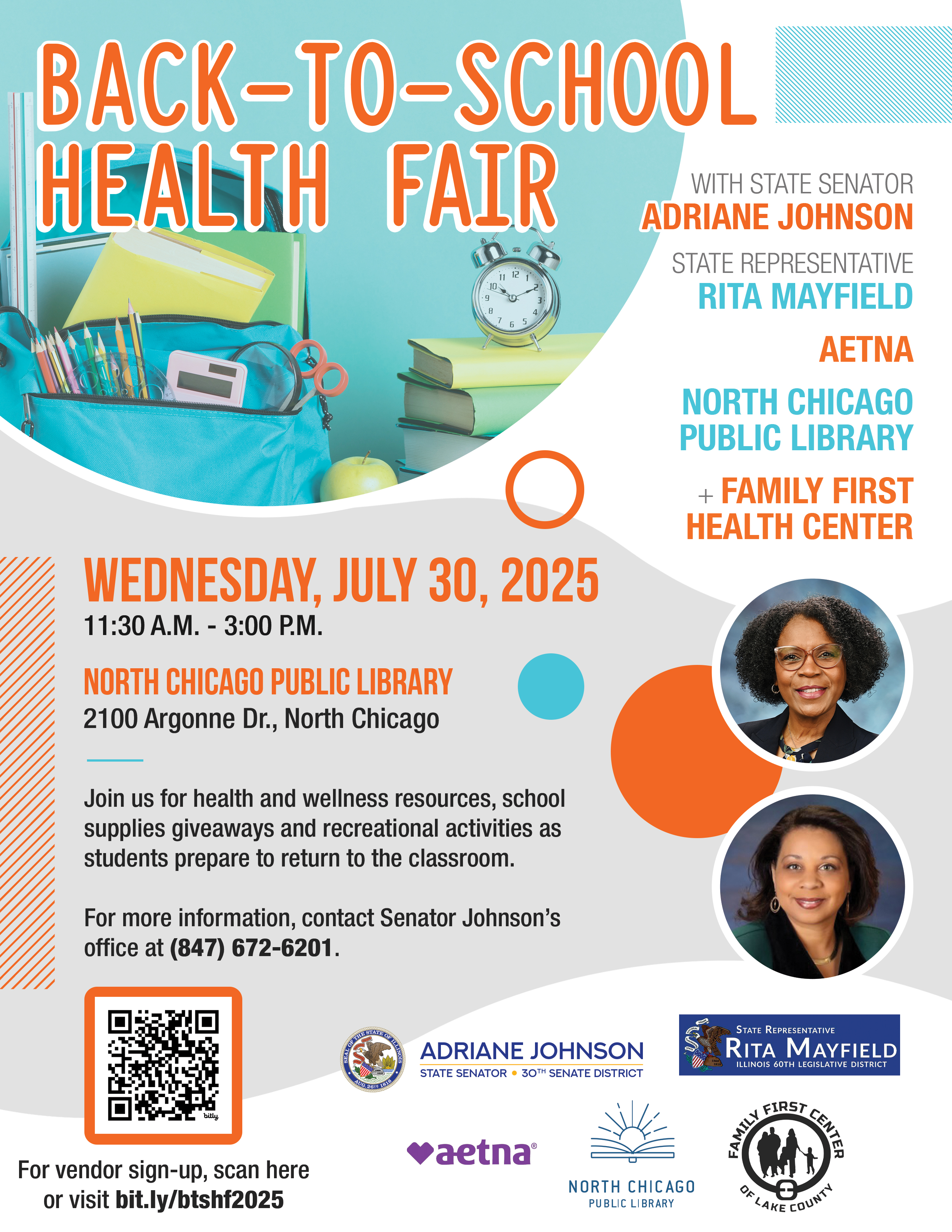 Johnson BackToSchoolHealthFair Flyer